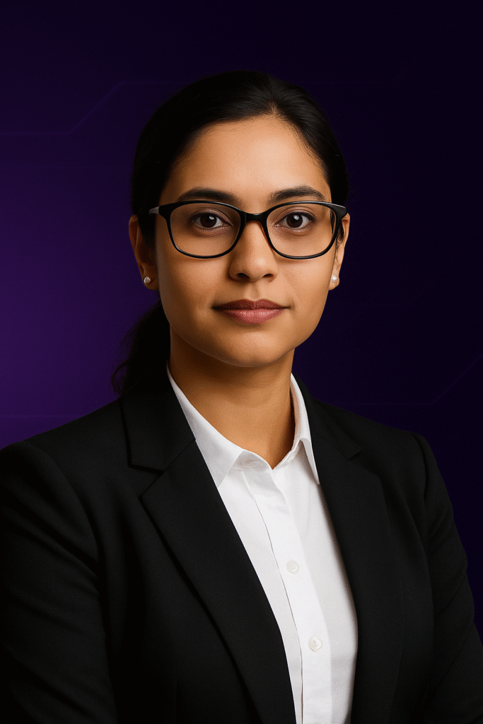 Professional woman representing Quantom Codes Software House team